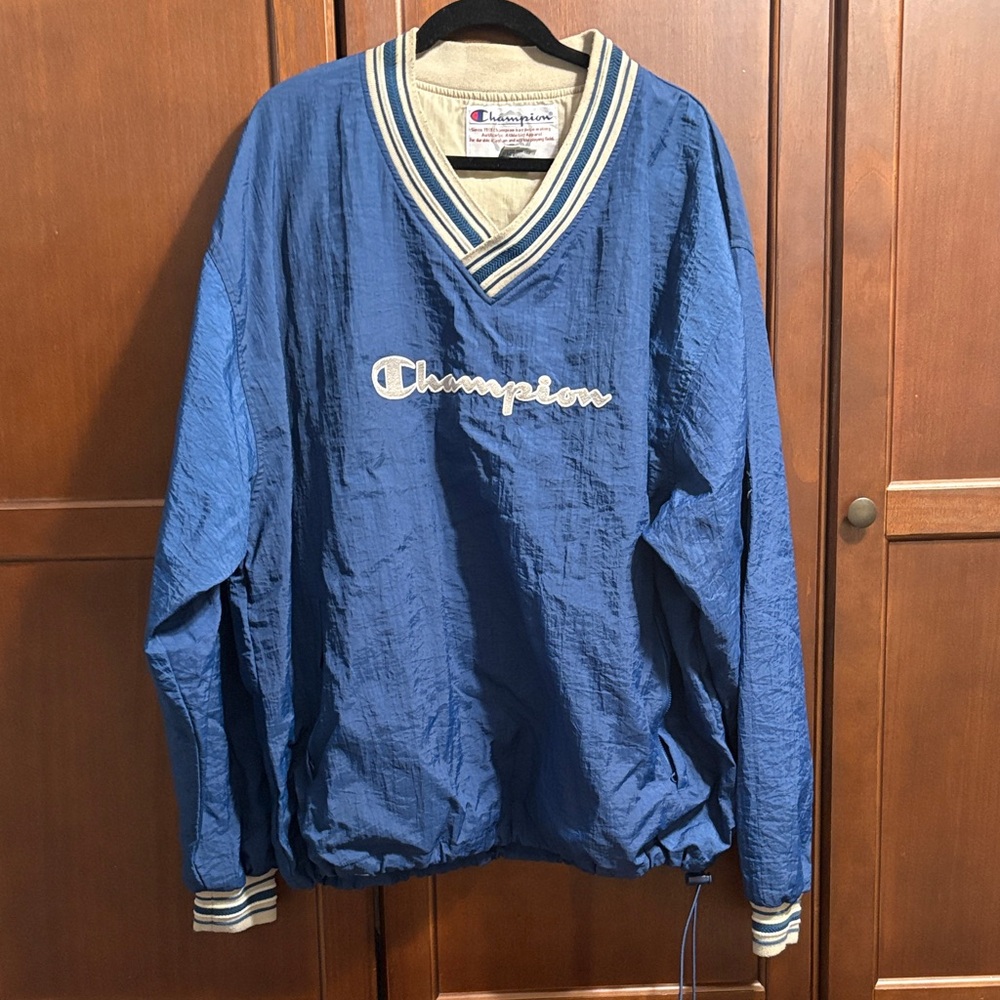 Vintage Champion Royal Blue Windbreaker